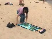 she nakes on the beach
