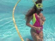 Hot swimming pool nude Russian erotics with Irina Poplavok