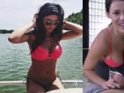 Shayne Pulls Her Big Boobs Out Like A Slutty Big Titted Whore