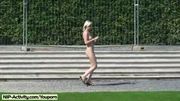 Lucie - Amazing Sweet Babe Naked In Public Streets
