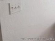 Giggling Girl Takes Cum on Face