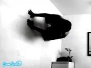 possessed latina teehe walln step sister with hairy college pussy camming upside down on t