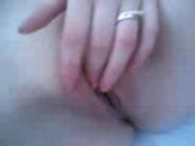 GF playing with her pussy