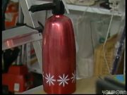 Girl does some serious moaning while guy screws her in garage