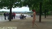 Yatima - Naked Redhead Has Fun In Public