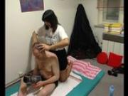 Two cute Asian masseuses - Julia Reaves