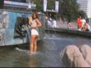 Walking in the fountain