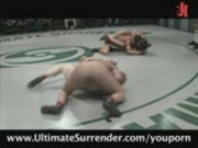 Nude Wrestling Winner gets the Pussy 