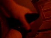 BLACK RUBBER COVERED COCK AND BALLS
