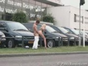 CAR DEALERSHIP SEX with a hot blonde 