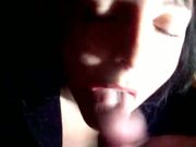 She swallows