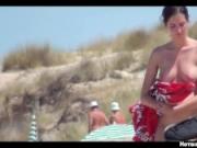 Sexy Nude Milfs Beach Voyeur Spycam HD Video teaser