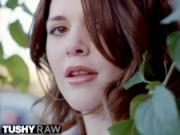 TUSHYRAW Sexy Brunette Gets Her Ass Filled Up