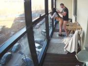 Big Tits Teen In Smoking Quick Sex On The Balcony