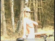 Blonde Glamour Babe Katherina outdoor 