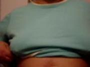 playing with breast