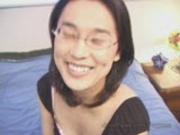 Sachi in glasses cums over and over 