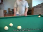 Party on Billiard Table