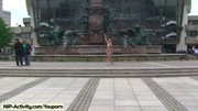 Celine - Amazing Hot Blonde Naked In Public