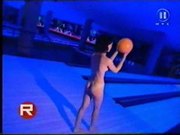 Public nude bowling