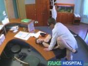 FakeHospital Busty new staff member sucking and fucking for job