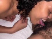 Hair pussy lesbians- Layla Moore eats pussy on camera for the first time !!