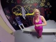 Big Tits and Round Ass Cougar Julia Ann Gets Fucked POV Style In Her Gym!