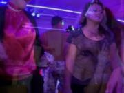 Party eurosluts doggystyle fucked by strippers