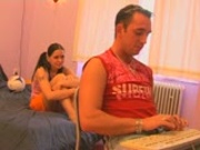 Watching him over the internet