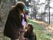 Handjob ambush