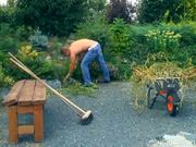 Gardner says no weeds in this bush pt 1/4