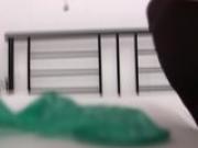 condom dump in creampie milf pussy for hubby