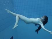 Small tits teen Umora Bajankina underwater