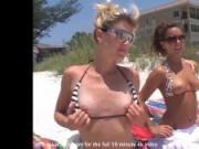 pretty bikini chicks dancing and party naked