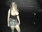 Busty babe out in public - Telsev