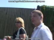 Mature woman fucked hard by wild young guys