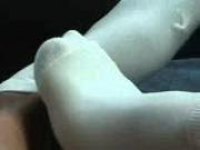 Footjob in Car