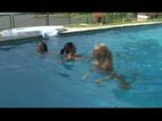 It\'s an all girl pool party