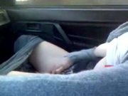 wife masturbate in car