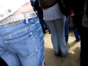 SDRUWS2 - Candid thong at crowded public place