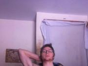 20 year old plays with his big cock