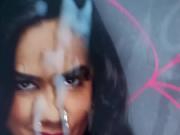AJ Lee Cum Tribute 12