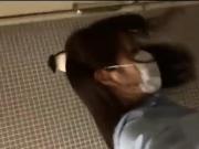 Japanese Girl Films Herself Using Vibrator In Public