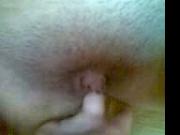 Naughty girl playing with her cunt