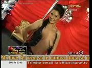 Stunning romanian girl Anne dancing naked on TV!