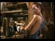 Dirty Chick In Ripped Coveralls Boned