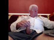 grandpa stroke on webcam
