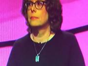 Nice tits nerd lady Jeopardy contestant