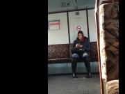 Hungarian Girl Spy Camera Hidden Camera in Train VoyeurVideo