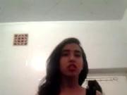 Arab Sexy Girl Masturbate With Dildo in Bathroom